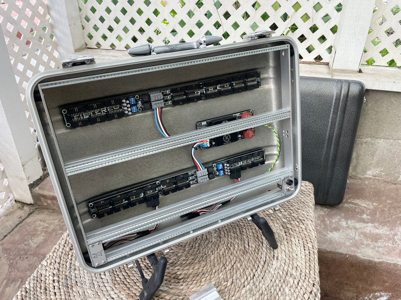 BPNYC ZERO Halliburton Eurorack Modular Travel Case 7U 82hp Black textured SOLD